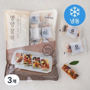 시루조아 영양찰떡 (냉동), 600g, 3개