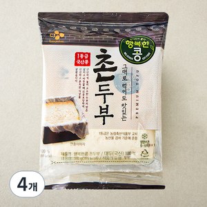 행복한콩 촌두부, 380g, 4개