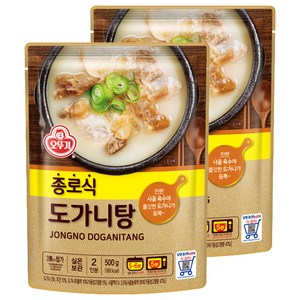 오뚜기 종로식 도가니탕, 500g, 2개