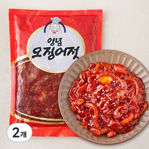 양념 오징어젓, 1kg, 2개