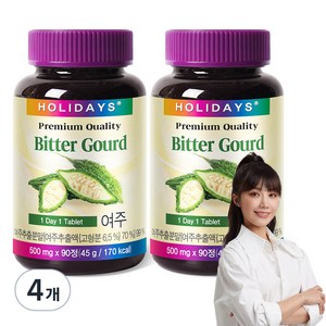 홀리데이즈 여주 타블렛 45g, 90정, 4개