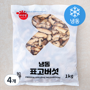 마당발 표고버섯 (냉동), 1kg, 4봉