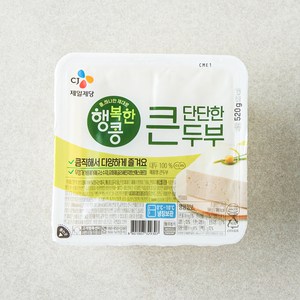 행복한콩 큰두부, 520g, 1개