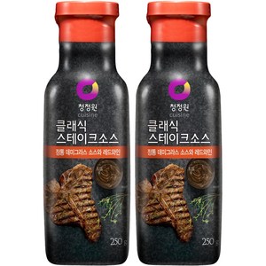 청정원 클래식 스테이크소스, 250g, 2개