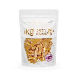 초심 대용량으로먹개 강아지 간식, 치킨고구마, 1kg, 1개