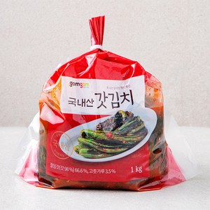 곰곰 국내산 갓김치, 1kg, 1개