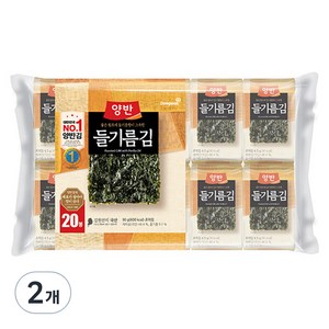 동원 양반 들기름 도시락김, 90g, 2개