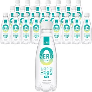 원에이엠 스파클링 라임, 350ml, 24개