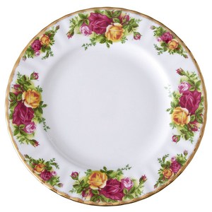 로얄알버트 황실장미 COUNTRY ROSE ROUND PLATE IOLCOR00102, 혼합색상, 1개