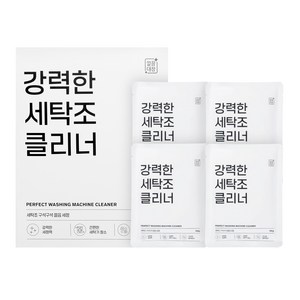 깔끔대장 강력한 세탁조 클리너 4개입, 640g, 1개