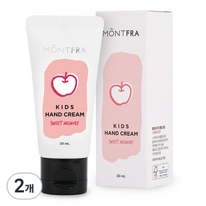 몽프라 시카버터 키즈 핸드크림 스윗메모리, 2개, 30ml