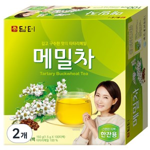 담터 메밀차100T/차/티백, 1.5g, 100개입, 2개