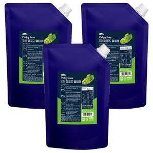 오붐 청포도 펄피잼, 1kg, 3개