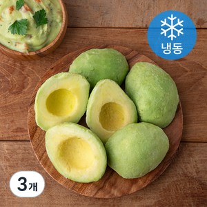 트로피칼마리아 아보카도 하프 (냉동), 500g, 3개