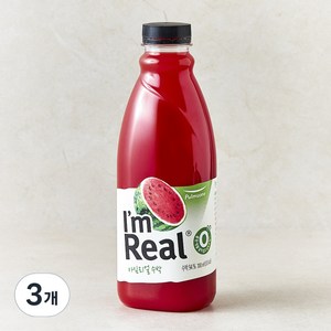 풀무원 아임리얼 수박 주스, 700ml, 3개