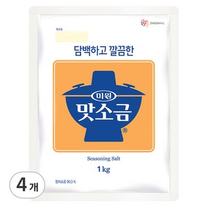 미원 맛소금, 1kg, 4개