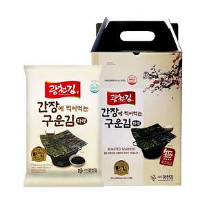 광천김 간장에 찍어먹는 구운 파래김, 100g, 1개