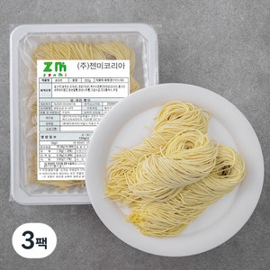 젠미코리아 생라면, 500g, 3개