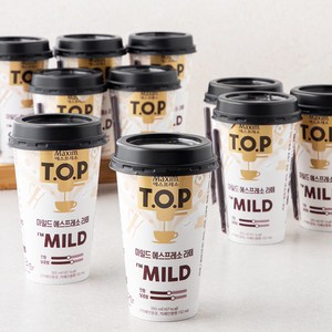 맥심 TOP 마일드 에스프레소 라떼, 300ml, 10개