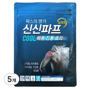 신신제약 신신파프 COOL 파스, 5개입, 5개