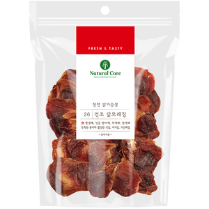 네츄럴코어 강아지 건조 간식, 닭모래집, 120g, 1개