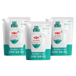 랩신 항균 솔잎향 세탁세제 리필, 1.5L, 3개