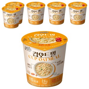 팔도 컵오트밀 치킨스프, 33g, 6개