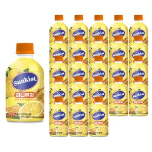 썬키스트 허니유자, 280ml, 24개