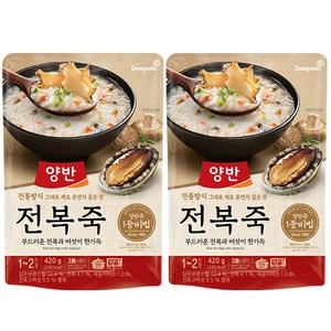 양반 전복 즉석죽, 420g, 2개