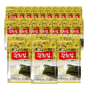 광천김 3대째 달인 재래 도시락김, 80g, 1개