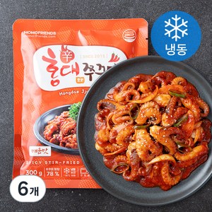 모모프렌즈 홍대쭈꾸미 매운맛 (냉동), 300g, 6개