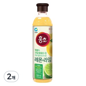 홍초 레몬&라임 음용식초, 900ml, 2개