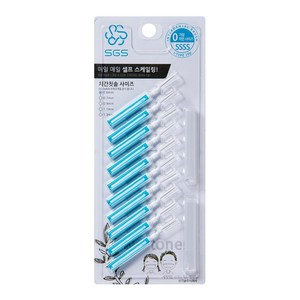 SGS 치간칫솔 일반형 0.6mm, 10개입, 1개