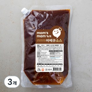 맘스맘 바베큐소스, 2kg, 3개