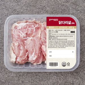 닭다리살 (정육) (냉장), 1개, 600g