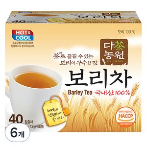 다농원 보리차, 1.5g, 40개입, 6개