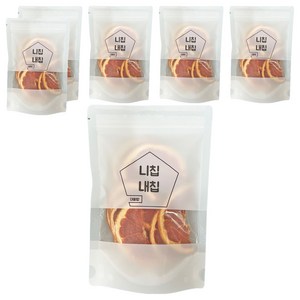 니칩내칩 바삭바삭 잘 말린 건조자몽 반절컷, 40g, 6개