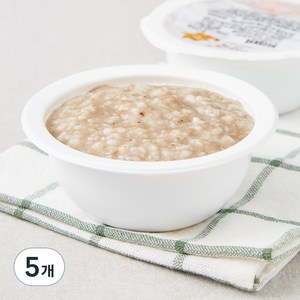 짱죽 중기 8개월 부터 이유식 죽, 혼합맛(한우 / 모듬버섯), 200g, 5개