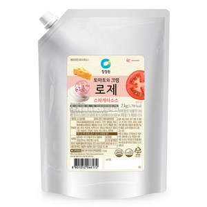 청정원 로제 스파게티 소스, 2kg, 1개