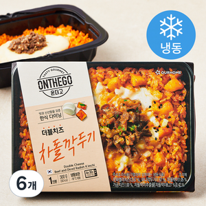 아워홈 온더고 더블치즈 차돌깍두기 (냉동), 300g, 6개