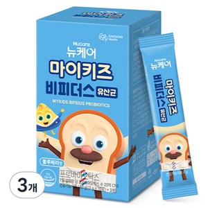 대상웰라이프 마이키즈 비피더스 유산균 30포, 60g, 3개