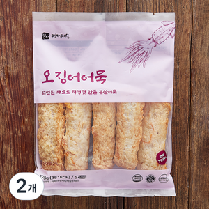 영자어묵 오징어어묵 5입, 270g, 2개