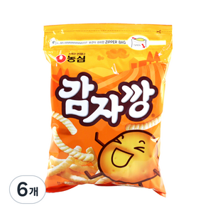 농심 감자깡, 250g, 6개