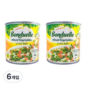 봉뒤엘르 베지터블 믹스, 400g, 6개