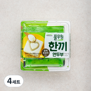 풀무원 한끼연두부 110g + 참깨흑임자 소스 10g 세트, 4세트