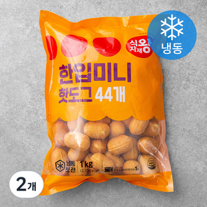 식자재왕 미니핫도그 (냉동), 1kg, 2개