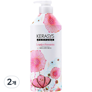 케라시스 러블리 앤 로맨틱 퍼퓸 린스, 980ml, 2개