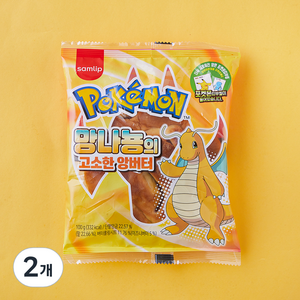 삼립 망나뇽의 고소한 앙버터, 100g, 2개