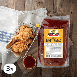 코다노 양념치킨소스, 2kg, 3개