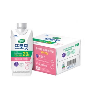 셀렉스 프로핏 드링크 복숭아, 330ml, 12개